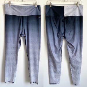 FIRM PRICE AR-33 Alpha High Waist Ombre Geometric Leggings Plus Size 1X